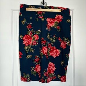 Floral Pencil Skirt